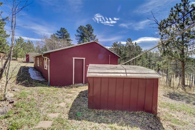 1360 Kiowa Rd, Florissant, CO 80816 - view of outbuilding with an outdoor structure