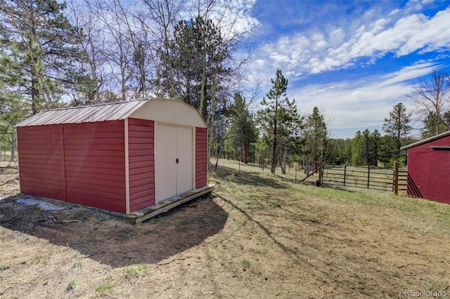 1360 Kiowa Rd, Florissant, CO 80816 - view of shed with fence