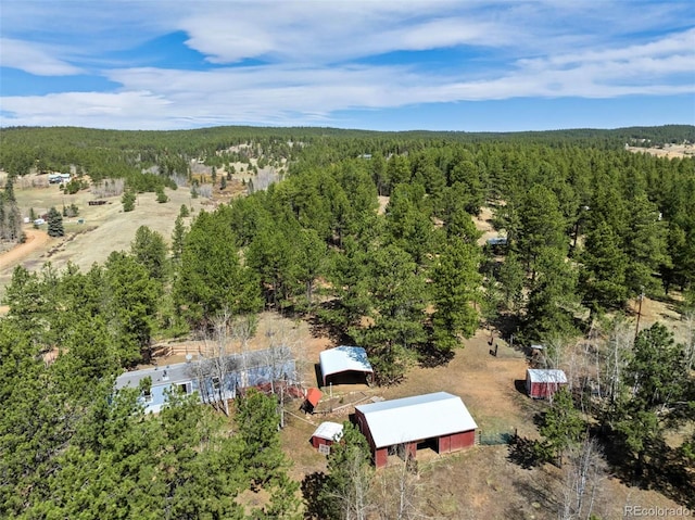 1360 Kiowa Rd, Florissant, CO 80816 - drone / aerial view of a forest