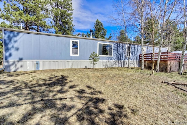 1360 Kiowa Rd, Florissant, CO 80816 - view of front of property with a deck