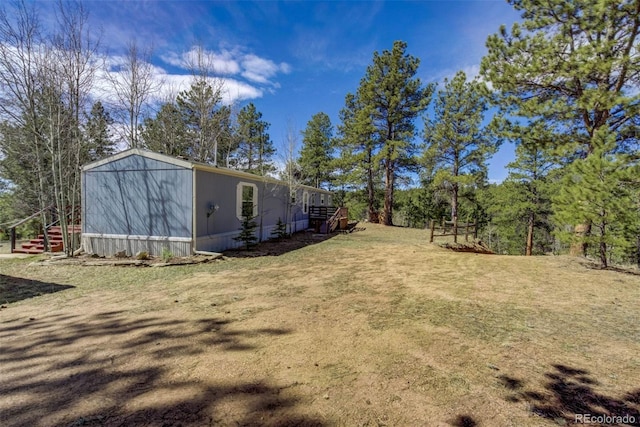 1360 Kiowa Rd, Florissant, CO 80816 - view of yard