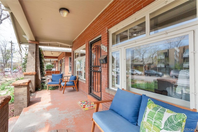 260 N Grant St, Denver, CO 80203 - view of patio featuring a porch