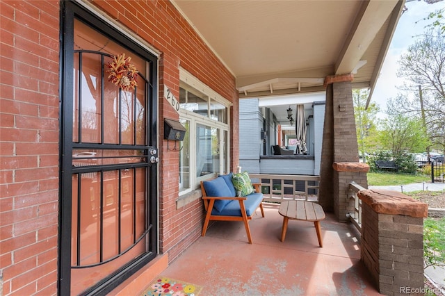 260 N Grant St, Denver, CO 80203 - view of patio / terrace featuring a porch