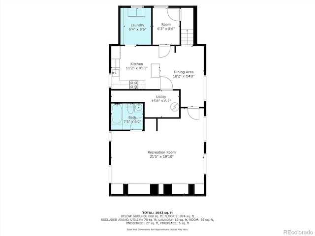 260 N Grant St, Denver, CO 80203 - home floor plan