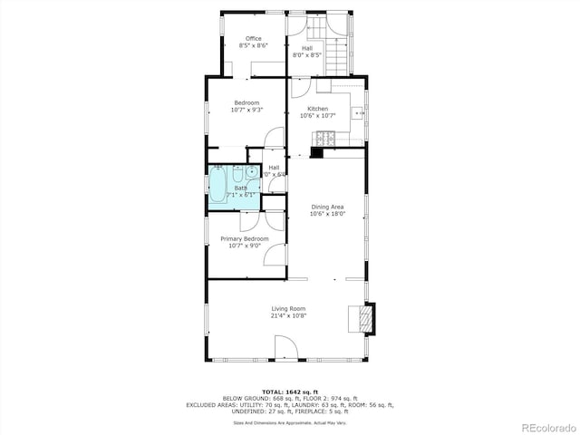260 N Grant St, Denver, CO 80203 - property floor plan