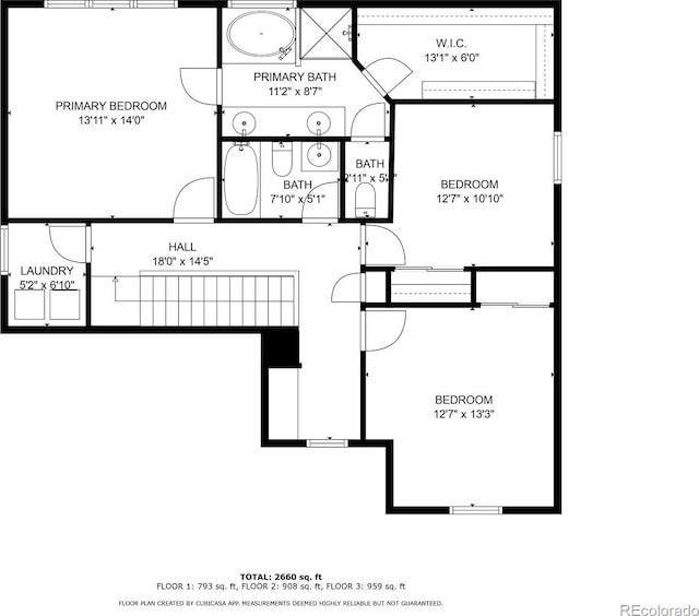6461 S Ider St, Aurora, CO 80016 - property floor plan
