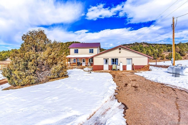 68600 State Highway 69, Westcliffe, CO 81252 - view of front of home with a porch