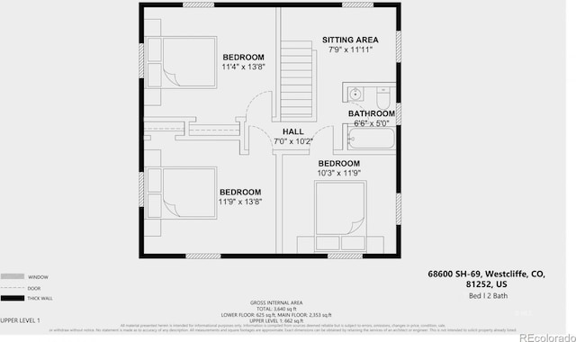 68600 State Highway 69, Westcliffe, CO 81252 - view of room layout