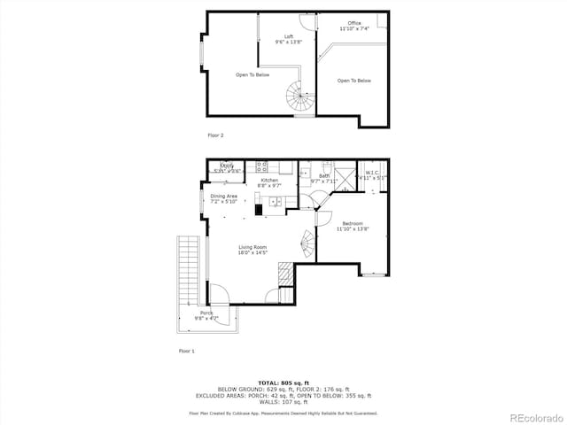 8311 S Upham Way Unit 1-207, Littleton, CO 80128 - view of property floor plan