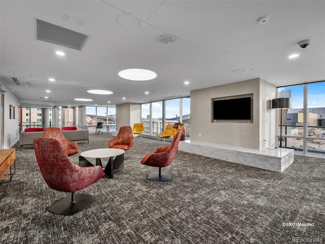 lobby featuring visible vents