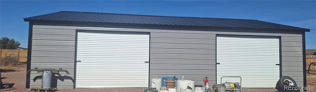 view of outbuilding featuring an outdoor structure
