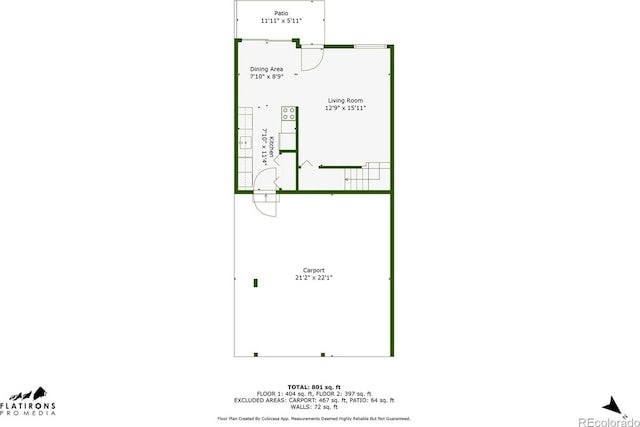 7933 Chase Cir Unit 182, Arvada, CO 80003 - view of property floor plan