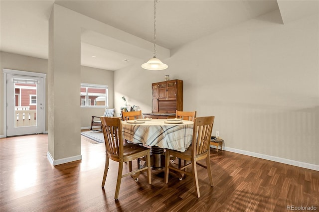 18061 E Saskatoon Pl, Parker, CO 80134 - dining space featuring wood finished floors