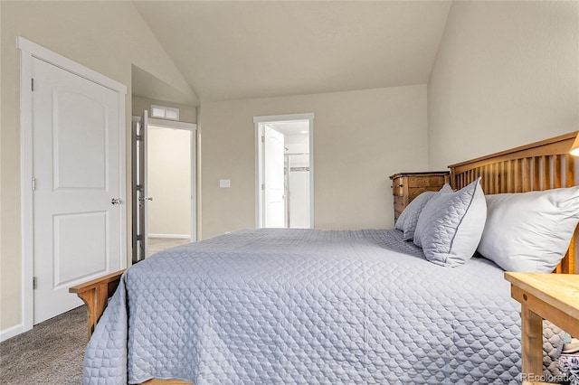 18061 E Saskatoon Pl, Parker, CO 80134 - carpeted bedroom featuring lofted ceiling