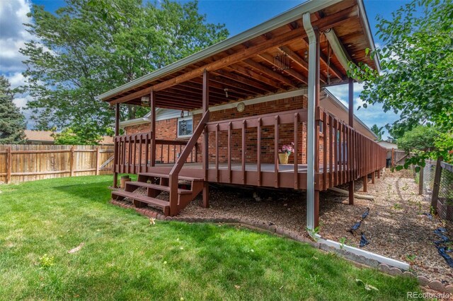 16699 E 7th Ave, Aurora, CO 80011 - wooden terrace featuring a fenced backyard