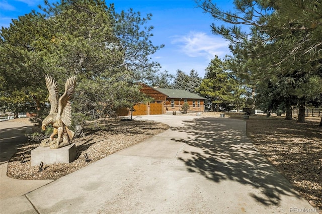 view of front of home