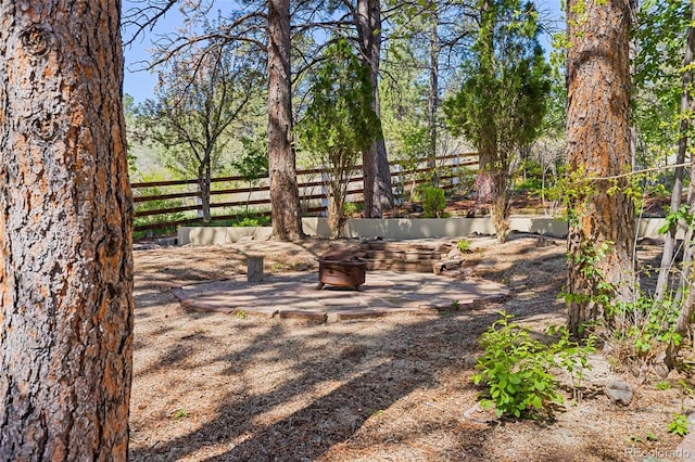 1669 Apple Valley Rd, Lyons, CO 80540 - view of yard with fence