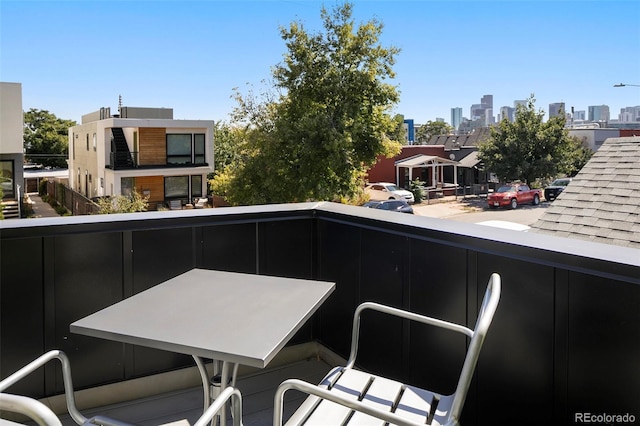 3453 Navajo St, Denver, CO 80211 - balcony with a view of skyline