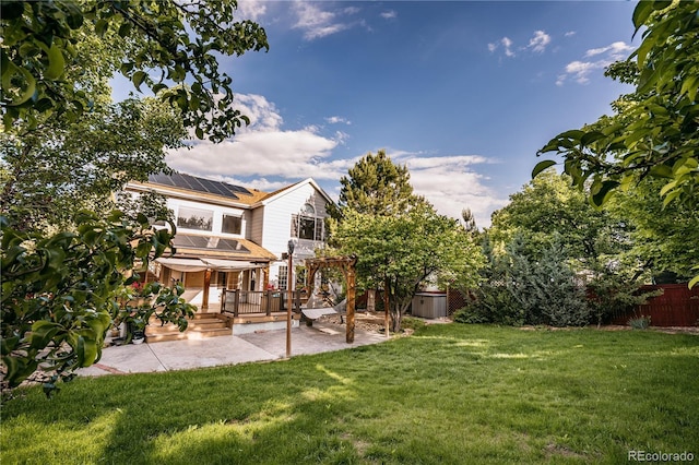 10154 Fairgate Way, Highlands Ranch, CO 80126 - fenced yard featuring a patio