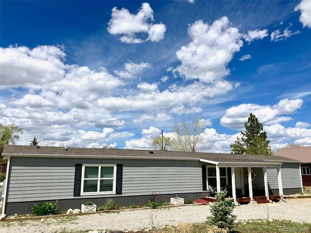 310 Chipeta Ave, Poncha Springs, CO 81242 - rear view of house featuring a porch