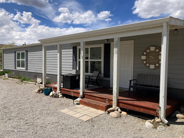 310 Chipeta Ave, Poncha Springs, CO 81242 - rear view of house with a porch
