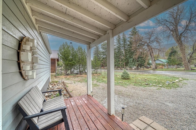 310 Chipeta Ave, Poncha Springs, CO 81242 - deck with fence