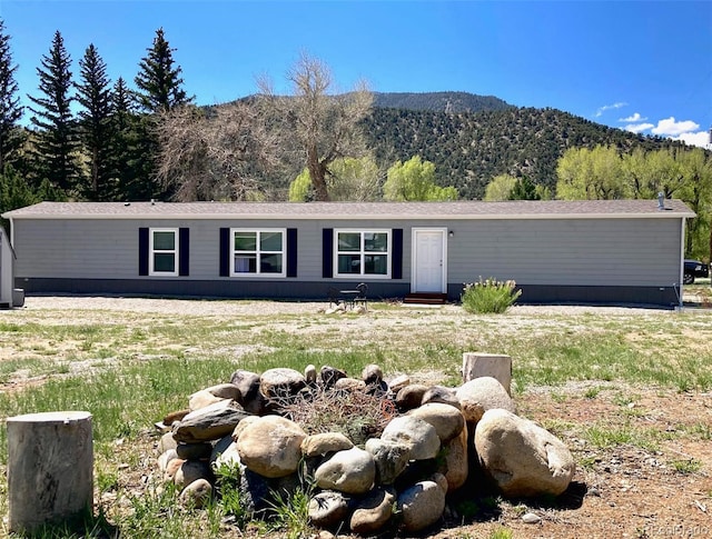 310 Chipeta Ave, Poncha Springs, CO 81242 - manufactured / mobile home featuring a mountain view