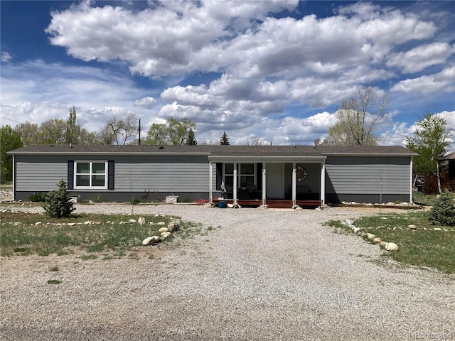 310 Chipeta Ave, Poncha Springs, CO 81242 - back of house featuring covered porch