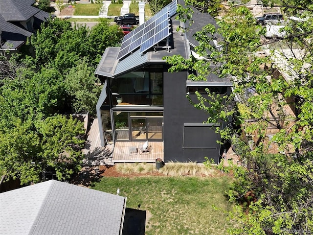 aerial view of property and surrounding area