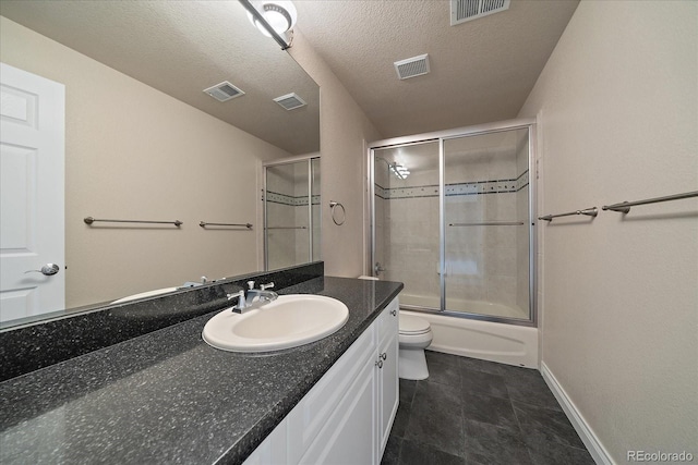 full bathroom featuring vanity and visible vents
