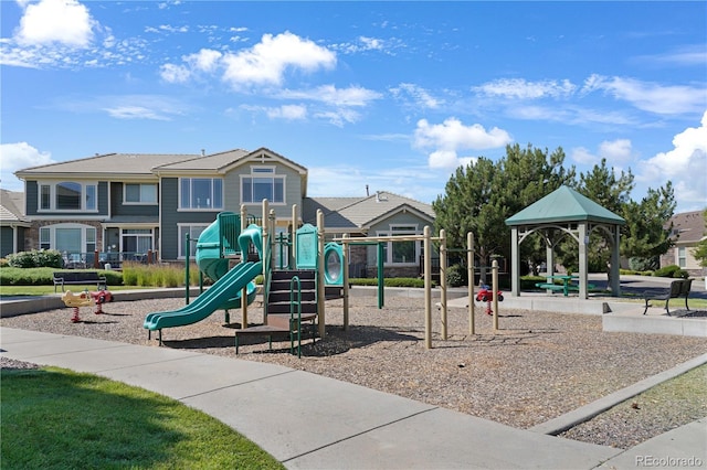 view of communal playground