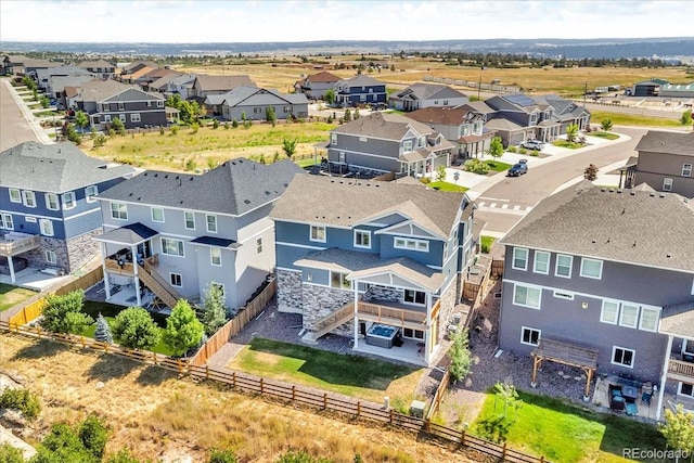 1721 Wingfeather Ln, Castle Rock, CO 80108 - aerial perspective of suburban area