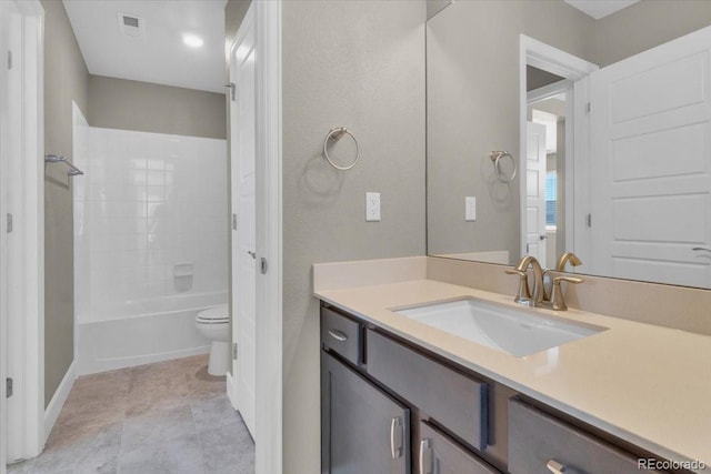 1721 Wingfeather Ln, Castle Rock, CO 80108 - bathroom with vanity and tub / shower combination