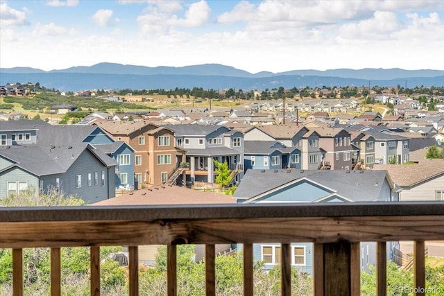 1721 Wingfeather Ln, Castle Rock, CO 80108 - view of mountain background featuring nearby suburban area