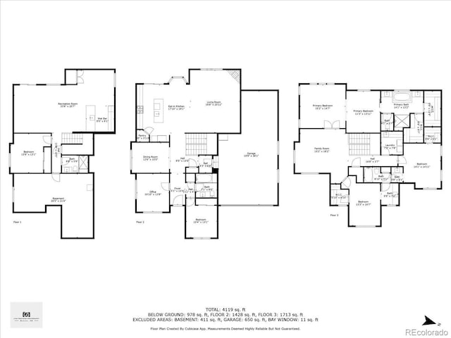 1721 Wingfeather Ln, Castle Rock, CO 80108 - view of property floor plan