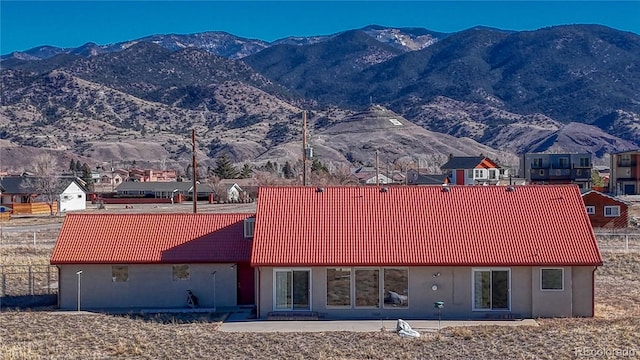 view of mountain feature