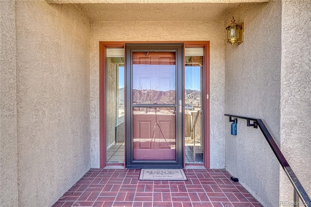 view of entrance to property