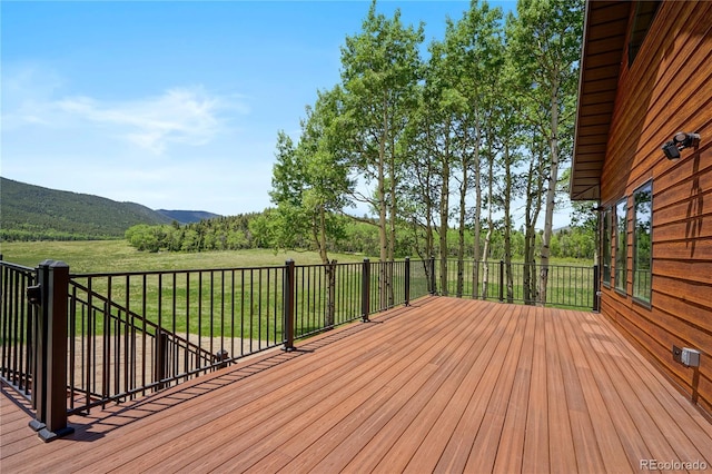 2474 Wendt Ln, Fort Garland, CO 81133 - deck with a mountain view