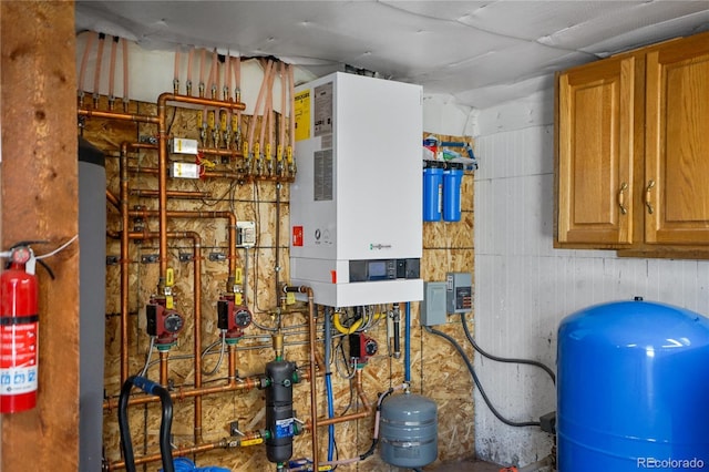 2474 Wendt Ln, Fort Garland, CO 81133 - utility room featuring water heater