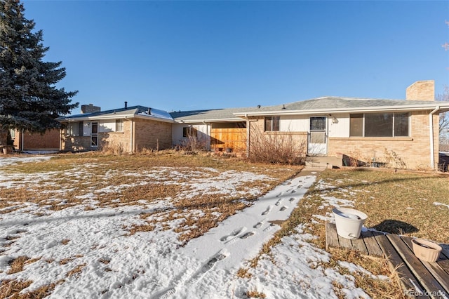 view of ranch-style home