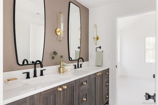 3932 Kalamath St, Denver, CO 80211 - bathroom featuring double vanity