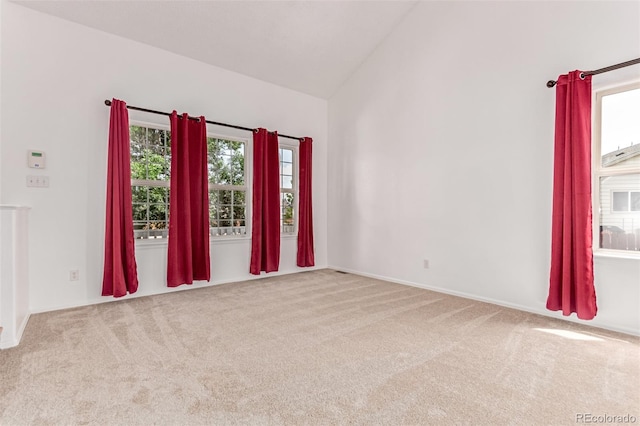 12825 Forest Way, Thornton, CO 80241 - unfurnished room with carpet flooring and lofted ceiling