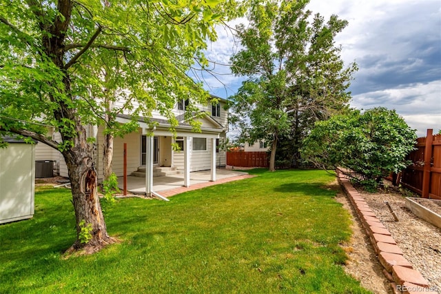 12825 Forest Way, Thornton, CO 80241 - fenced backyard featuring a patio