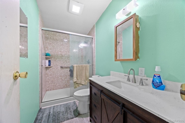 35650 Private Road 35, Kiowa, CO 80117 - bathroom with a stall shower, toilet, and vanity