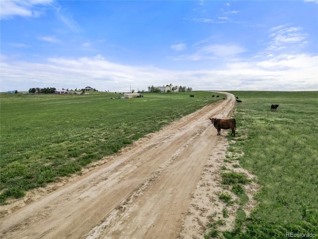 35650 Private Road 35, Kiowa, CO 80117 - view of dirt / gravel road featuring a view of countryside