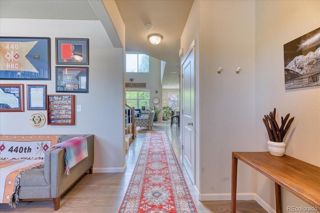 2347 S Loveland St, Lakewood, CO 80228 - corridor with baseboards and light wood finished floors