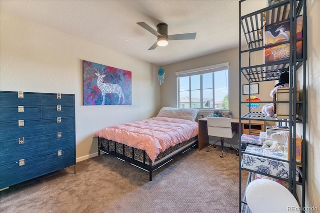 2347 S Loveland St, Lakewood, CO 80228 - carpeted bedroom with a ceiling fan
