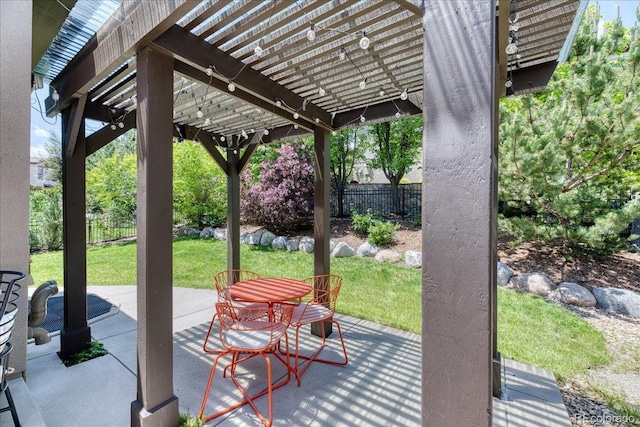 2347 S Loveland St, Lakewood, CO 80228 - view of patio with a pergola