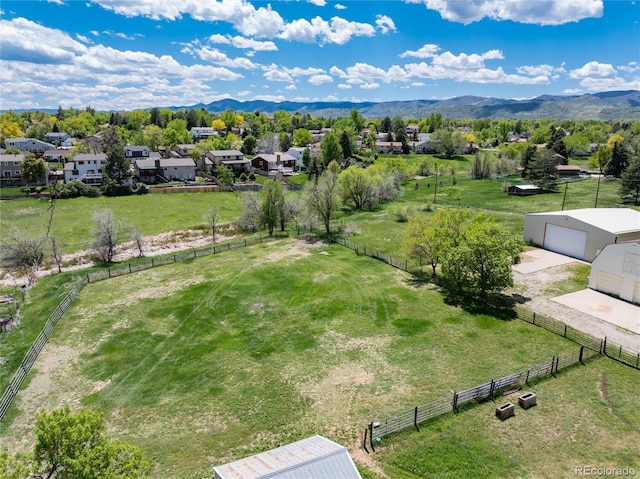10220 W Montgomery Ave, Littleton, CO 80127 - aerial view of residential area with mountains