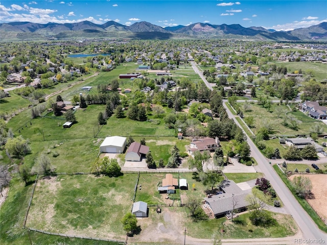 10220 W Montgomery Ave, Littleton, CO 80127 - aerial view of residential area featuring mountains
